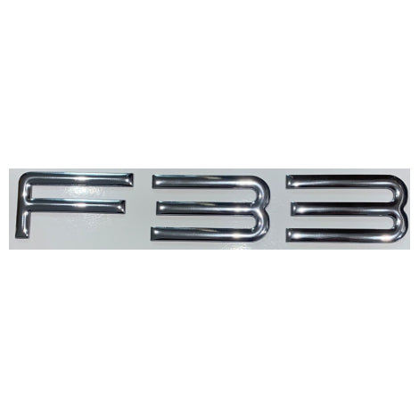 Sealine F33 Chrome Emblem