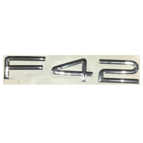 Sealine F42 Chrome Emblem