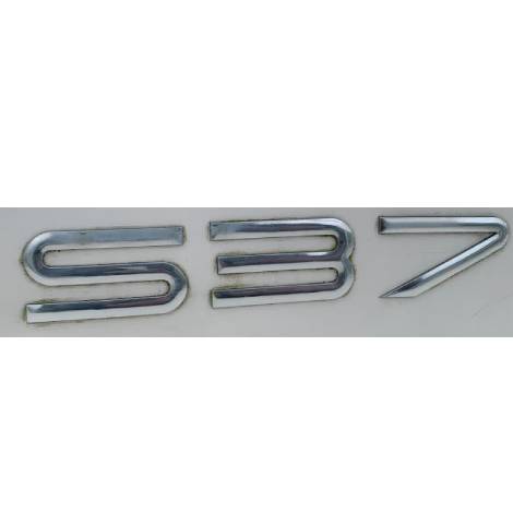 Sealine S37 Chrome Emblem