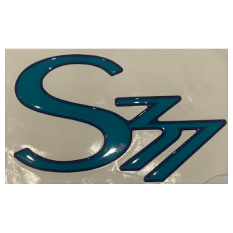 Sealine S37 Light Blue Emblem