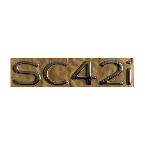 Sealine SC42i Chrome Emblem