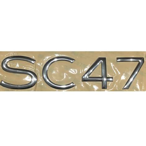 Sealine SC47 Chrome Emblem