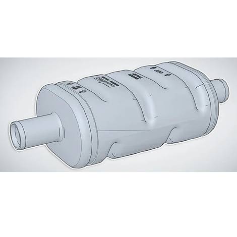 Vetus Generator/Exhaust MP40 Plastic Muffler