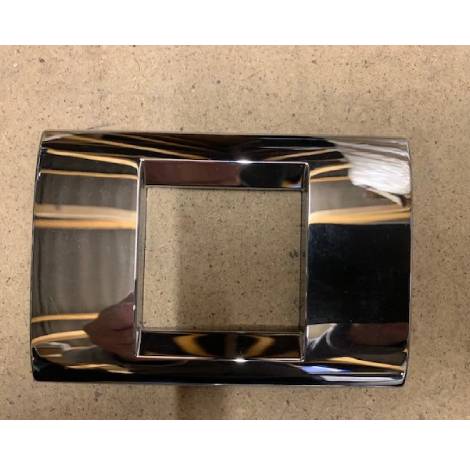 Gewiss Chrome Face Plate 2 Gang