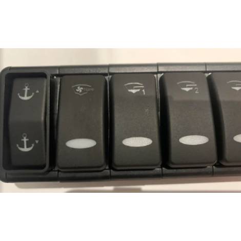 Sealine T50 Seaplex 376RSP 8-Way Rocker Switch (Address 801 / 857)