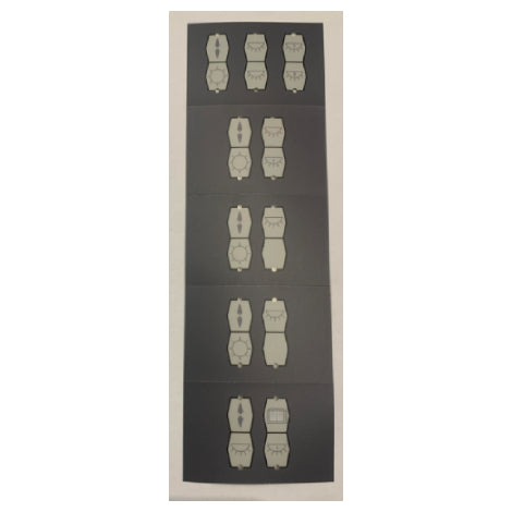 Sealine Seaplex S38 Light Switch Overlay (Old Style)