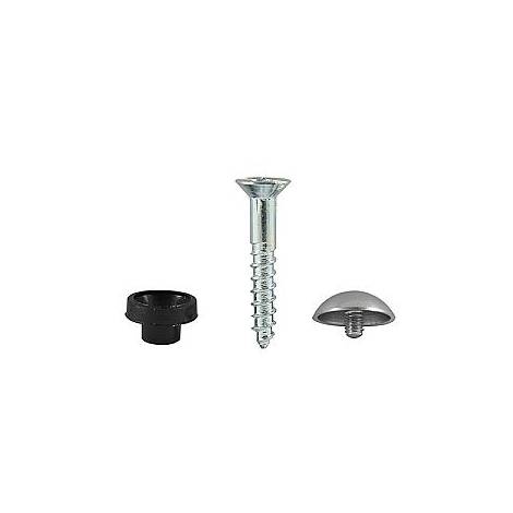 Mirror Screw Dome Chrome 25mm (Pack of 10)