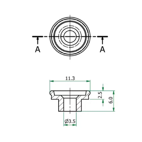 Unicap Washers For M4 Screw (Pack Size 25)