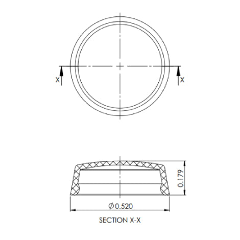 Unicap Cover Caps for M4 Screws (Pack Size 25)