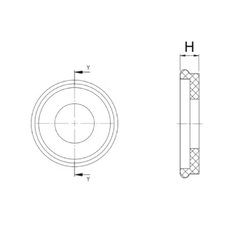 Unicap Washers For M5 Screw (Pack Size 25)