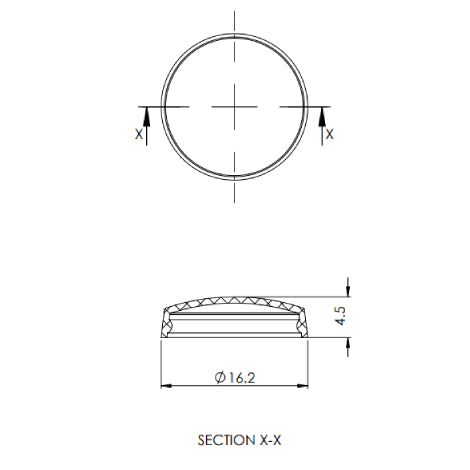Unicap Cover Caps for M5 Screws (Pack Size 25)