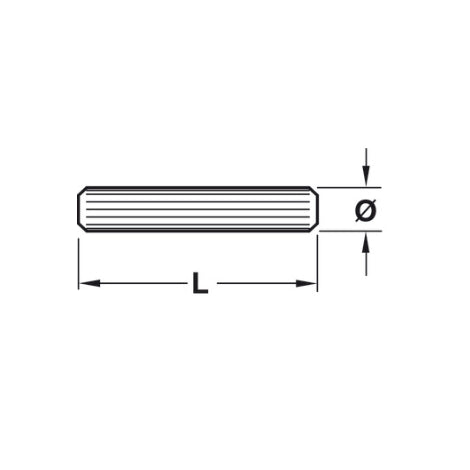 Beechwood Wooden Dowel Ø10mm (100pc)