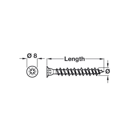 Carcase Assembly Screw 4mm (1000pc)