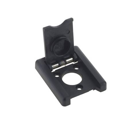 Black Plastic Spring Loaded Escutcheon