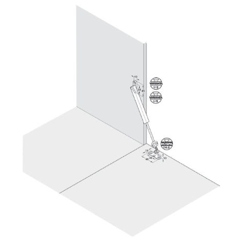 Flap Stay 465mm (Replacement Solution)