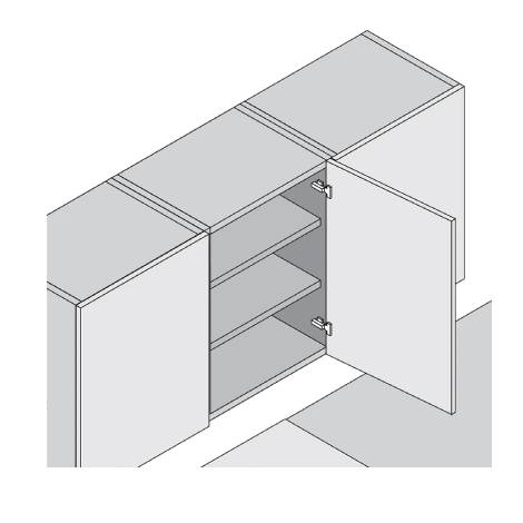 Blum Hinge Metal (Straight) 100 Degree