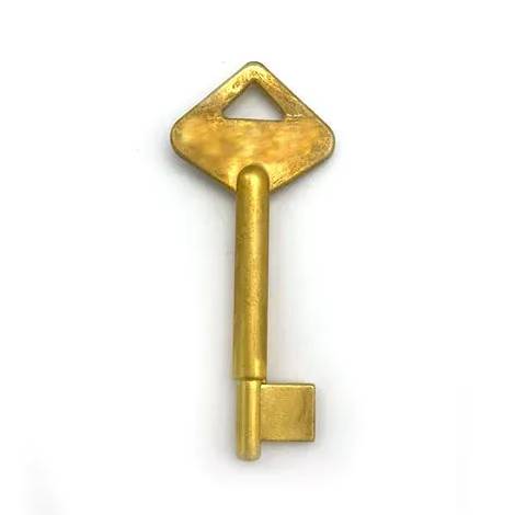 Key Blank to Suit Chrome Sliding Door Lock Set