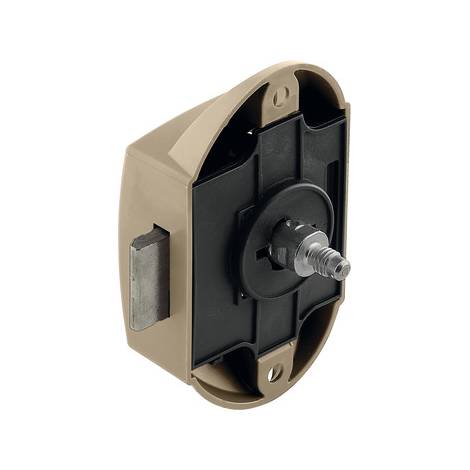 Rim Lock, Push Button with Lock (Options)