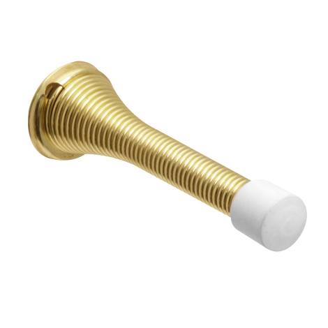 Sprung Door Stop Brass Finish