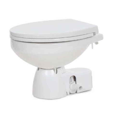 Jabsco Quiet Flush Regular Bowl Fresh Water Electric 24V Toilet
