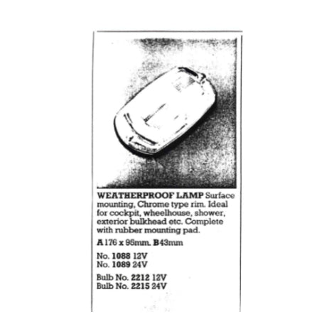 Waterproof Hella Light 12V