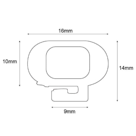 Bomar 1062 D-Hatch Rubber Gasket (Priced Per Foot)