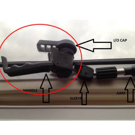 Bomar Hatch Right Hand Extruded Dog Handle