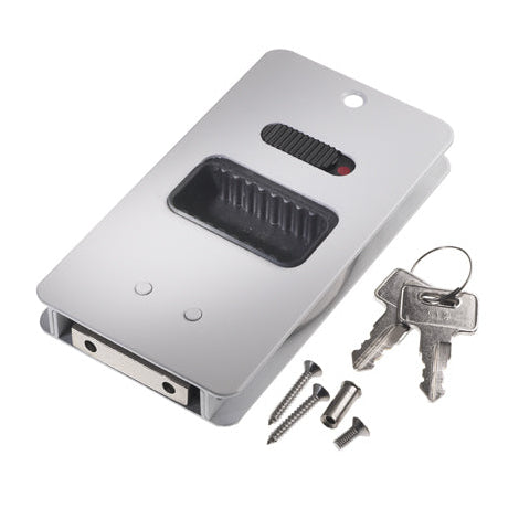 Chrome Mobella Cabin Door Lock (c/w Keys)