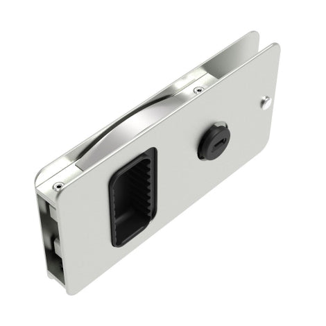 Chrome Mobella Cabin Door Lock (c/w Keys)