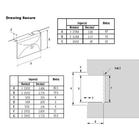 Mobella Bi-Fold Door Lock