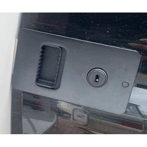 Black Mobella Cabin Door Lock (C/W Keys)