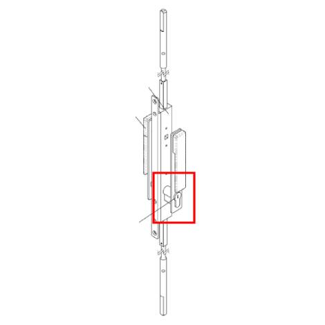 Sealine C330 / C390 Patio Door Lock