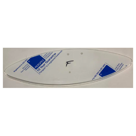 Maxum 2600SE Portlight Replacement Clear Perspex Window