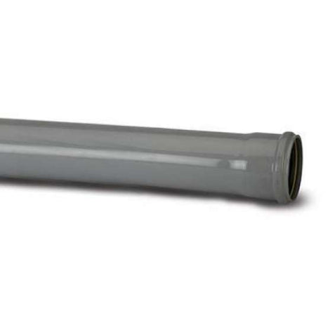 Single Socket Waste Pipe 3" (82mm) X 3mt