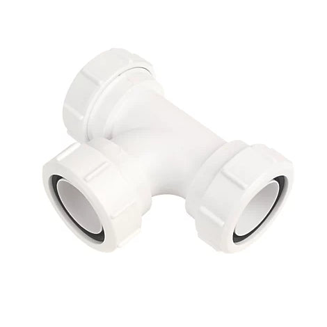 Swept Tee White 40mm