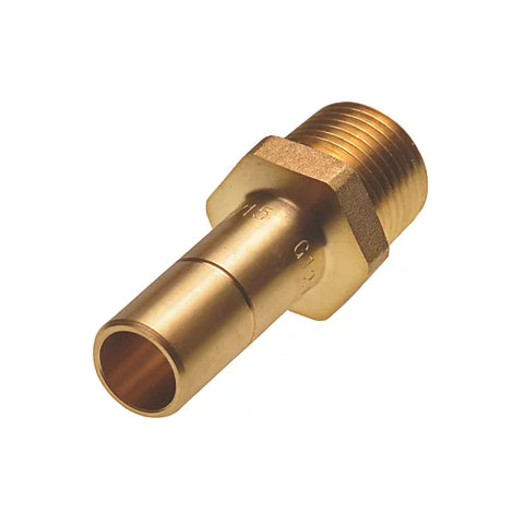 Hep2O HX31/15 Male Iron Socket Adaptor Brass