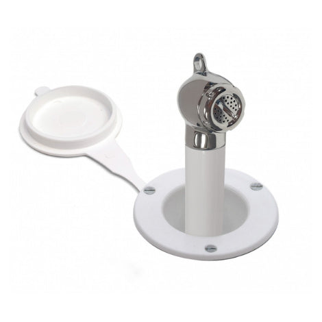 Recessed Cockpit Shower White