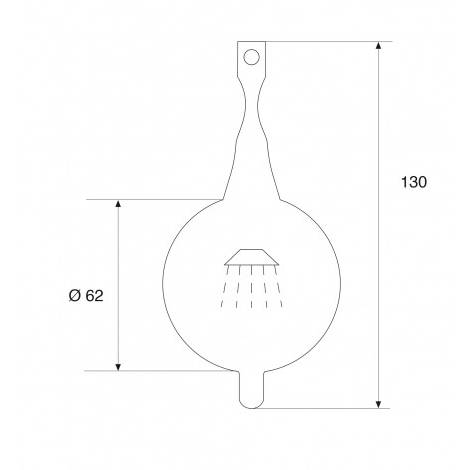 Recessed Shower Cup & Flap