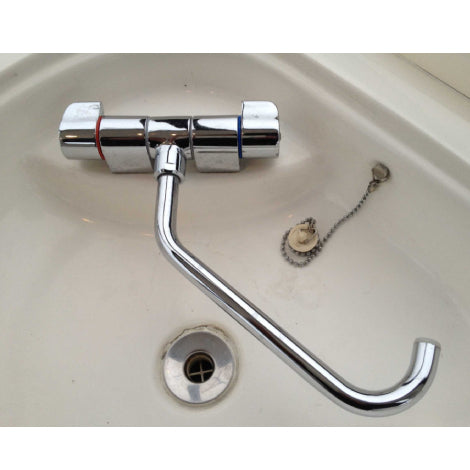 Chrome Cockpit Tap (Alde Tap Replacement Solution)