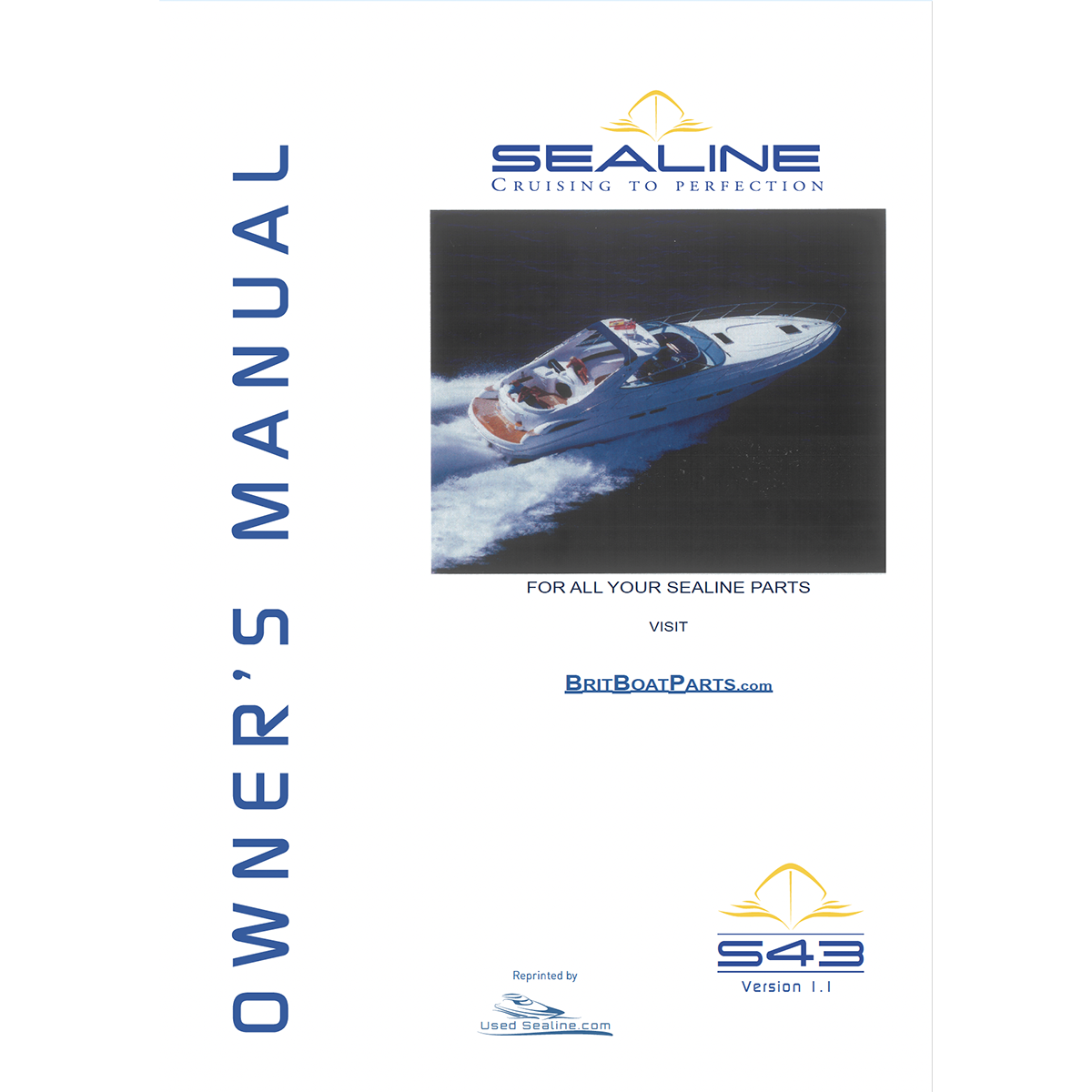 Sealine S Series Printed Owner's Manual