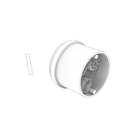 Volvo Penta White Tachometer