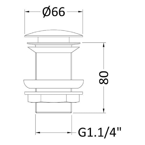 Unslotted Clicker Waste