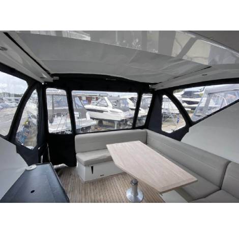 Sealine S330 Cockpit Canopy w/ Windscreen Side Infill Panels