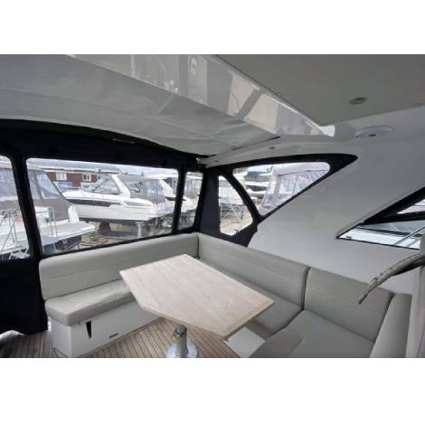 Sealine S330 Cockpit Canopy w/ Windscreen Side Infill Panels