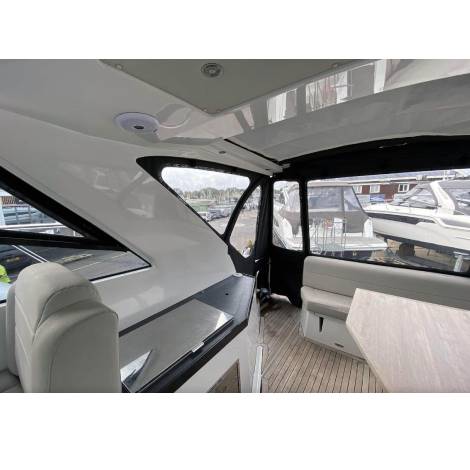 Sealine S330 Cockpit Canopy w/ Windscreen Side Infill Panels