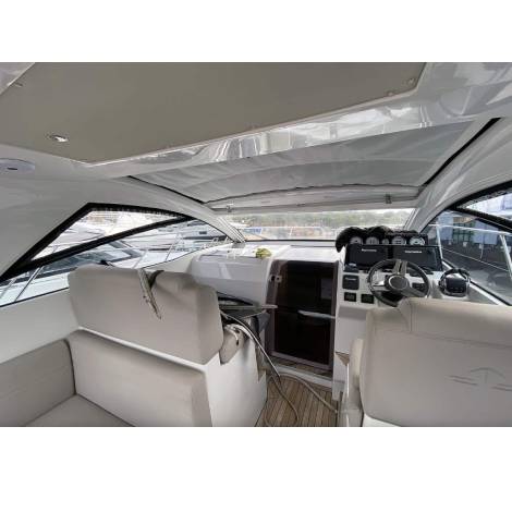 Sealine S330 Cockpit Canopy w/ Windscreen Side Infill Panels