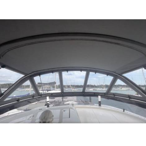 Sealine T60 Flybridge Bimini Enclosure Conversion