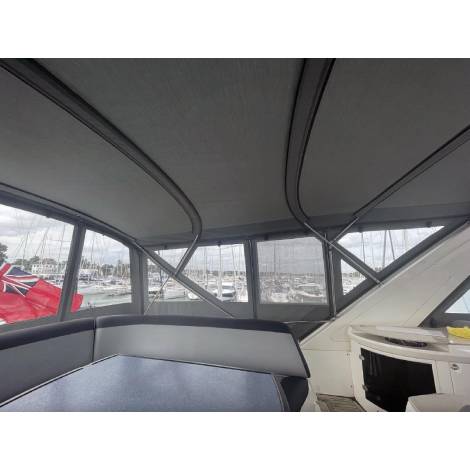 Sealine T60 Flybridge Bimini Enclosure Conversion
