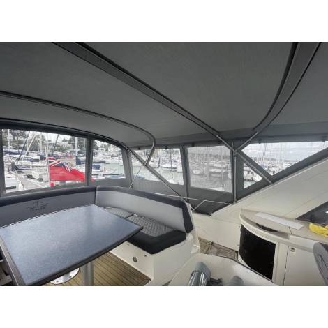 Sealine T60 Flybridge Bimini Enclosure Conversion