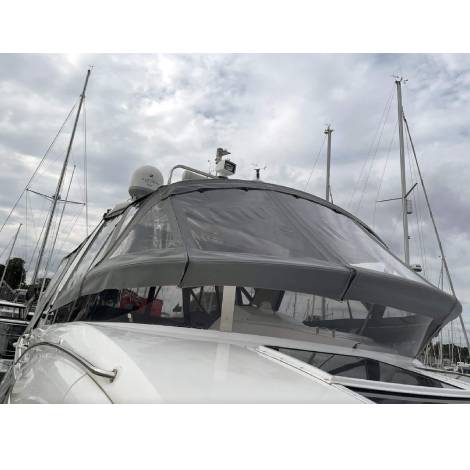 Sealine T60 Flybridge Bimini Enclosure Conversion
